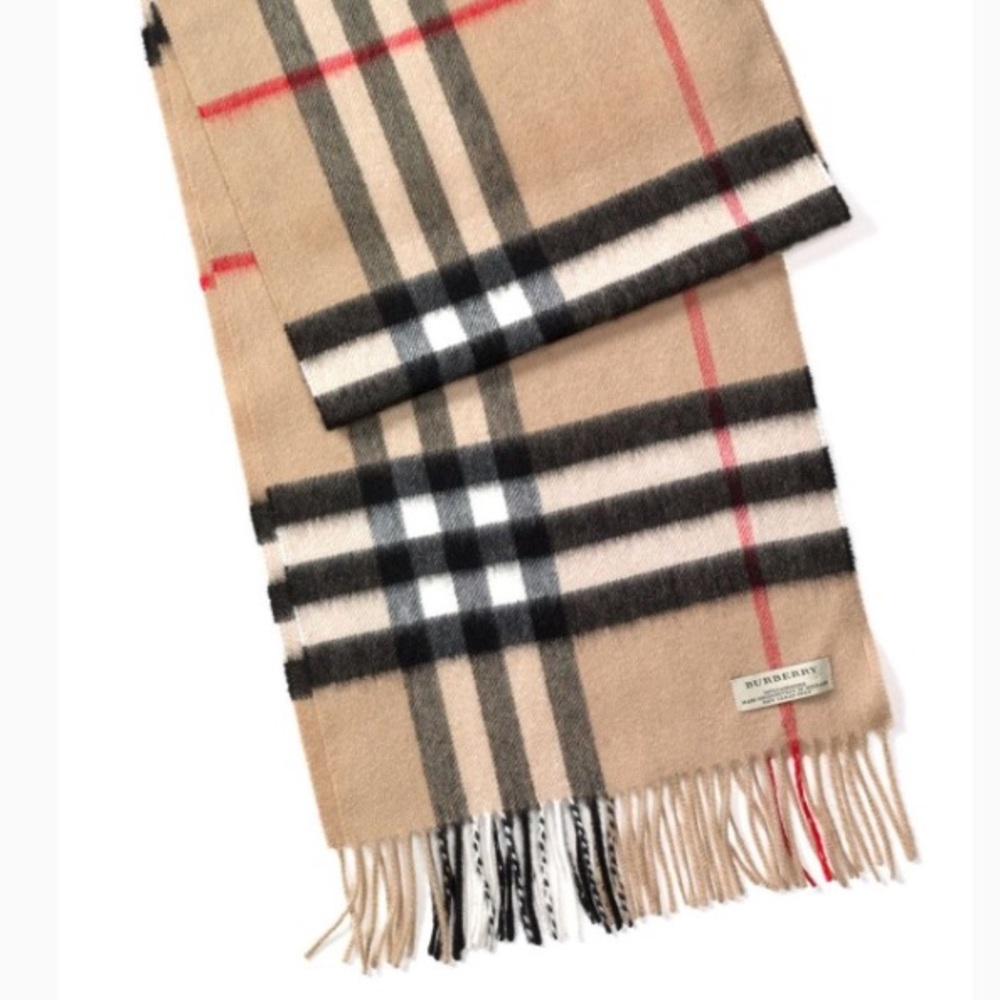 Classic Burberry Cashmere Scarf